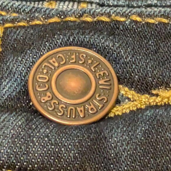 Levi's 311 Shaping Skinny Jeans  Womens 30x30 Dark Wash Blue Pullon Denim - EUC - Picture 5 of 13